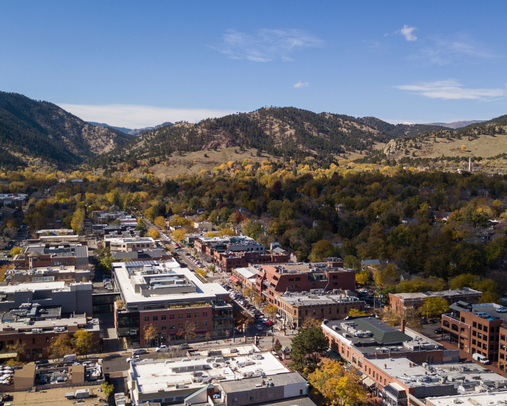 Boulder and the Flatirons, home of N2's Boulder clinic